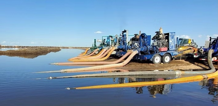 Water transfer and flood mitigation equipment